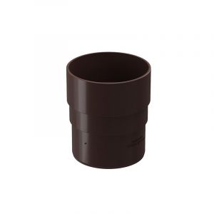 Муфта трубы ПВХ Docke Premium d-85 мм Шоколад