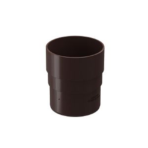 Муфта трубы ПВХ Docke Premium d-85 мм Шоколад