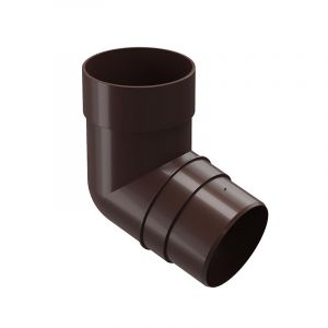 Колено трубы ПВХ Docke Premium d-85 мм 72 гр Шоколад
