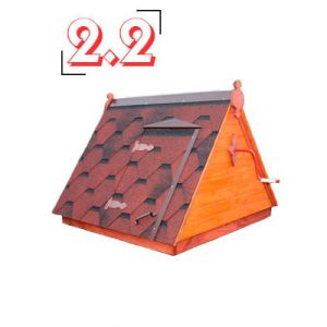 Домик на колодец деревянный №2.2