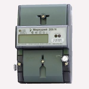 Счетчик МЕРКУРИЙ 206 N 1-фазн. многотарифный 5(60)А/230В