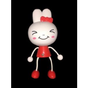 Ночник LVK Кролик с датчиком света YW 08 RED LED 0.3W