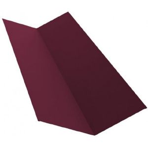 Планка ендовы верхняя 150х2000 мм RAL 3005 Винно-красный