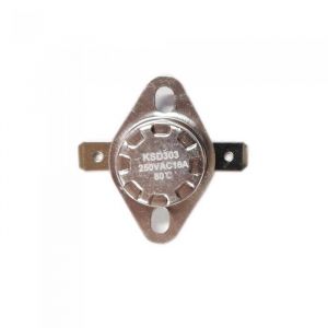 Терморегулятор биметаллический KSD303 80°C 16А