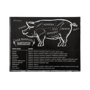 Магнит-шпаргалка MARMITON КАК ВЫБРАТЬ МЯСО 11х8,5 см