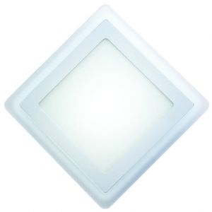 Светильник 16 Вт LED LEEK встраив. квадрат 220В 2BCLR 3/6K Голубое свечение 