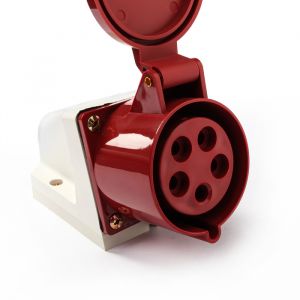 Розетка 16А TDM EAC станцион.115 3Р+РЕ+N 380В IP44 (SQ0602-0003)
