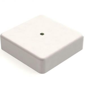 Коробка распаяч.TDM КР 75 х75 х20 мм IP40 ОП Белая (SQ1401-0203)