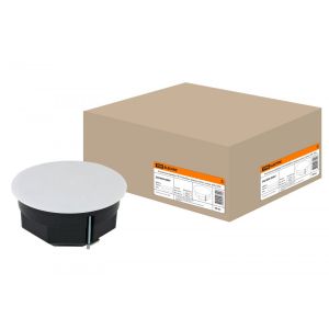 Коробка распаяч.TDM СП D103 х50 мм IP20 крышка,метал.лапки (SQ1403-0007)