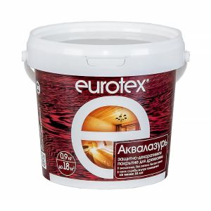 Защитно-декоративное покрытие Eurotex Аквалазурь 0,9 кг Палисандр