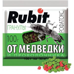 Гранулы от медведки и проволочника Rubit Рофатокс 100 г