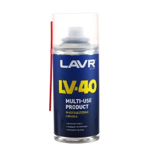 Смазка автомобильная многоцелевая, Lavr, LV-40, 210 мл, аэрозоль, Ln1484