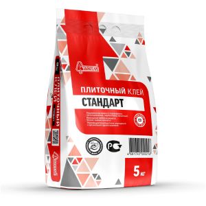 Клей для плитки Старатели Стандарт 5 кг Серый 6/216