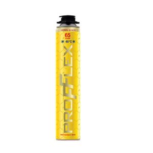 Пена монтажная Profflex, Yellow Lite, профессиональная, 65 л, 850 мл, 850 г, зимняя
