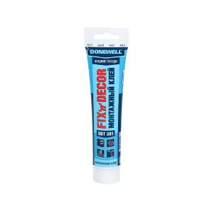 Клей DoneWell, FIX n DECOR 85 мл.бел