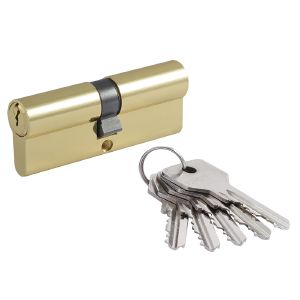 Цилиндровый механизм Нора-М STD Z Л-80 (40-40), ключ/ключ, золото