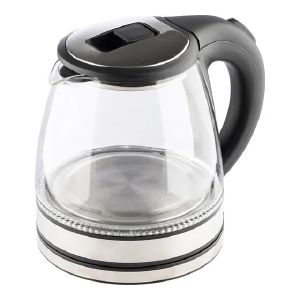 Чайник Homestar HS-1052 1,2 л стекло, пластик, черный