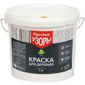 Побелка садовая краска 7 кг Русские узоры