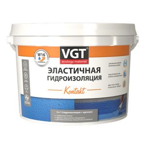 Гидроизоляция эластичная полимерная VGT Kontakt, 6 кг