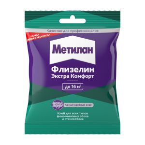 Клей для флизелиновых обоев Метилан Флизелин Экстра Комфорт, 90 г