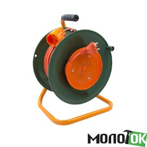 Удлинитель на катушке GAZON УК-50 м для газонокосилок ПВС 2х0.75