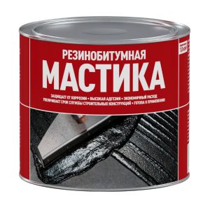 Мастика резино-битумная Старт, черная, 2 л