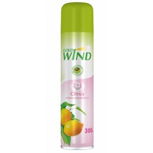 Освежитель воздуха Gold Wind 300 мл Citrus 2458