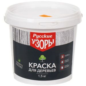 Побелка садовая краска 1,5 кг Русские узоры
