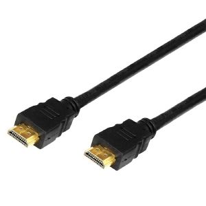 Кабель видео HDMI-HDMI Ergolux ELX-VC01P-HDMI, 1080P, 2м, PVC, Черный, Пакет