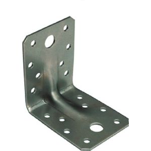 Уголок крепежный 70х70х55 усил. цинк (48617) (МЕТАЛЛИСТ)