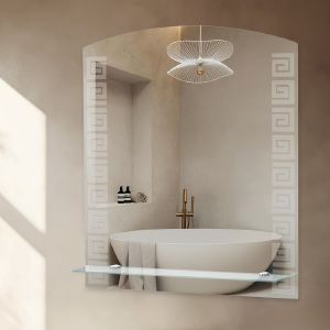 Зеркало настенное «Гермес» с полочкой 53х63 см.