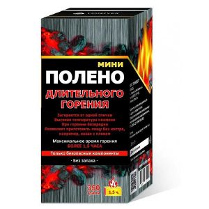 Веселый трубочист полено длительнго горения мини 350 гр