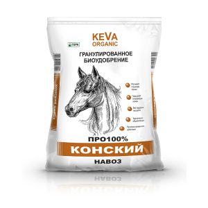 Биоудобрение Гера Keva Organic Конский навоз 3 л (1,8 кг)