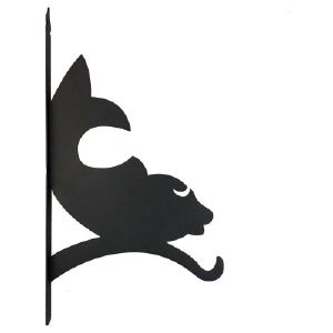 Кронштейн для кашпо Л-Ц «ПАСТУШОК» черный