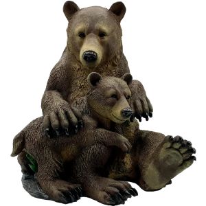 Фигура садовая Медведи семья 2 шт