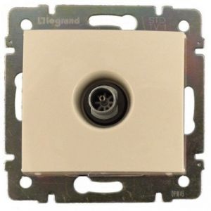 Мех. розетки 1-м. с/у LEGRAND VALENA TV Слон. Кость 774329