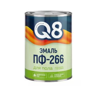 Эмаль ПФ-266 FORMULA Q8 Красно-Коричневая 0,8 кг