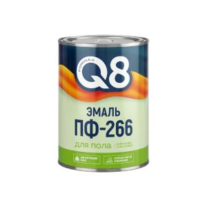Эмаль ПФ-266 для пола алкидная Formula Q8, глянцевая, 0,8 кг, желто-коричневая