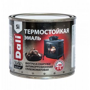 Эмаль термостойкая Dali 0,4 л Черная