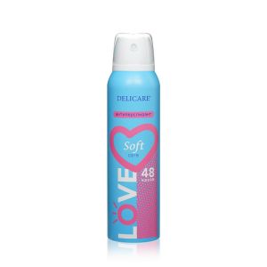 Женский дезодорант-антиперспирант Delicare Love «Soft Care» 150мл