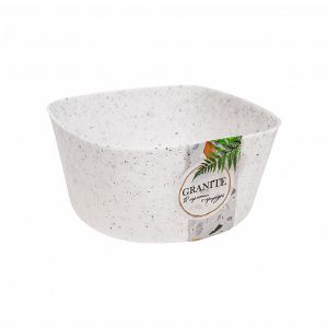 Салатник Полимербыт Granite 0,8 л, белый 433960300