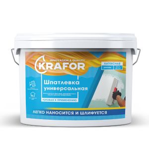 Шпатлевка латексная Krafor, 5 кг