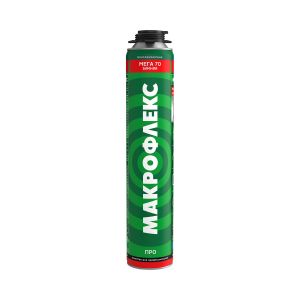 Профессиональная монтажная пена Макрофлекс Мега 70, зимняя, 880 мл