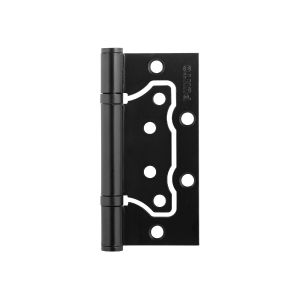Петля универсальная без врезки Punto IN4200W/IND BL черный, пакет