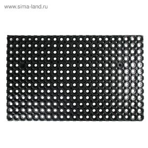 Коврик грязесборный, резина, 50×80×1 см, 511 1/12