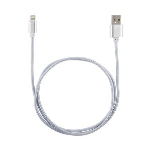 Кабель Energy ET-01, USB - micro-USB, 1 м, серебро
