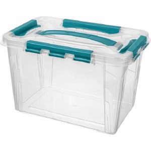 Ящик для хранения Econova Grand box 6,65 л, 290х190х180 мм, голубой 433200202