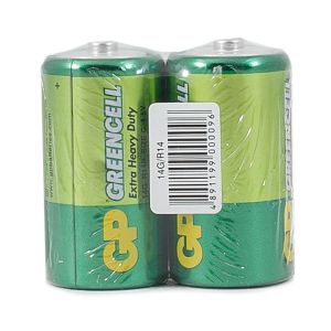 Батарейка GP Greencell 14G-OS2, тип C, 2 шт