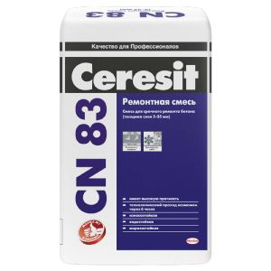 Смесь ремонт. для бетона CERESIT CN83 25 кг 