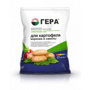 Удобрение Гера для картофеля, моркови, свеклы с диатомитом 0,9 кг